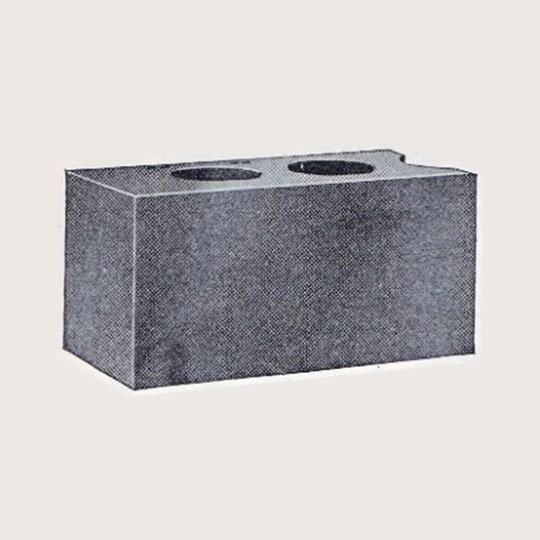 illustration of plain concrete block